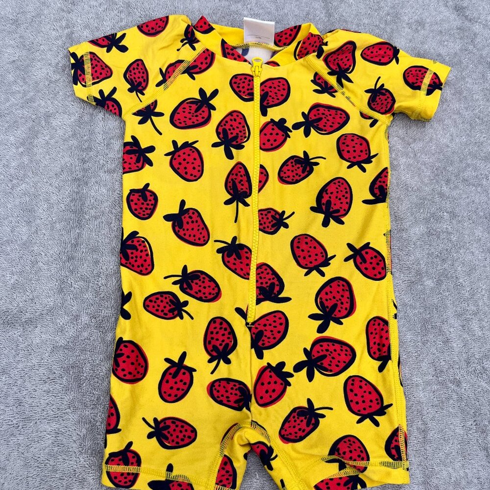 Hanna Andersson one piece rash guard swimsuit